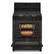 Left. Whirlpool - 5.1 Cu. Ft. Freestanding Gas Range with Edge to Edge Cooktop - Black.