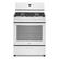 Front. Whirlpool - 5.1 Cu. Ft. Freestanding Gas Range with Edge to Edge Cooktop - White.