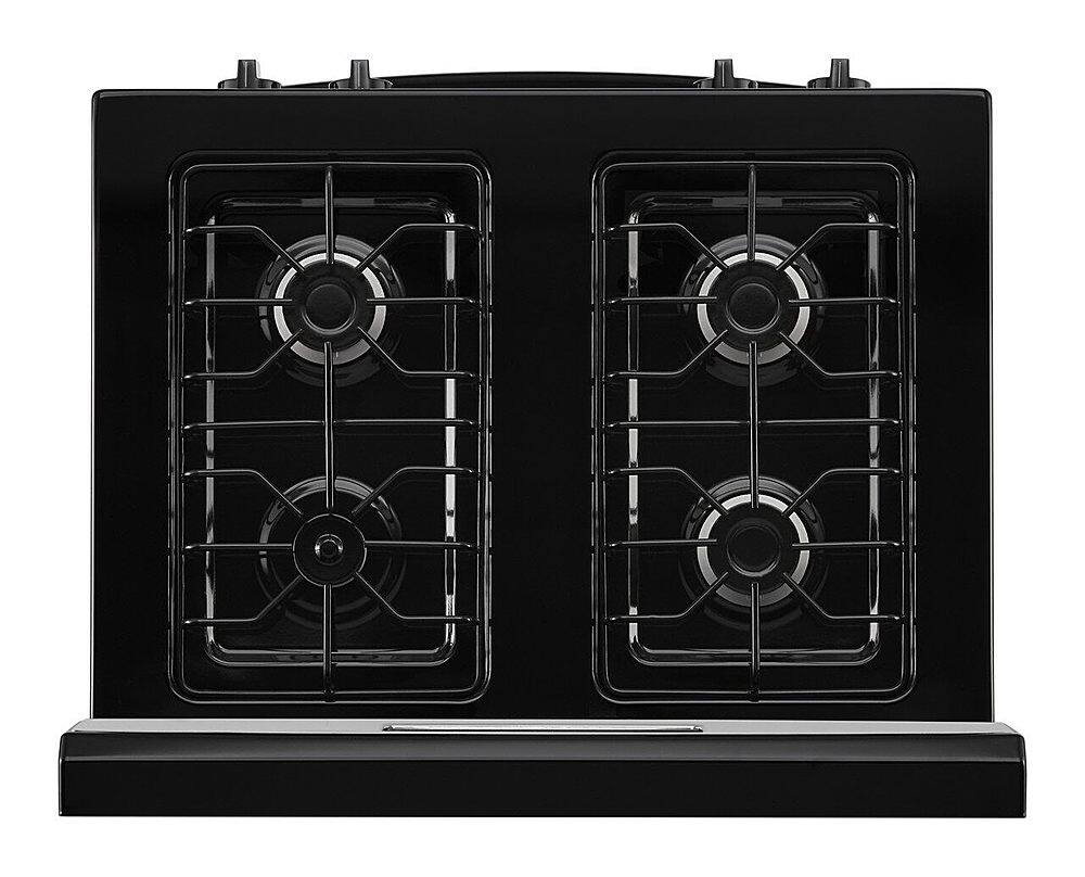 Alt View 21. Amana - 5.1 Cu. Ft. Freestanding Gas Range with Bake Assist Temps - Stainless Steel.