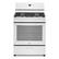 Front. Whirlpool - 5.1 Cu. Ft. Freestanding Gas Range with Broiler Drawer - White.