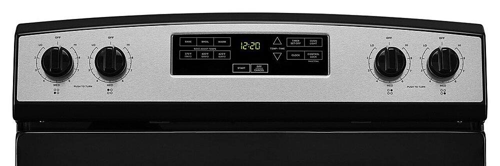 Alt View 12. Amana - 4.8 Cu. Ft. Freestanding Electric Range - Stainless Steel.