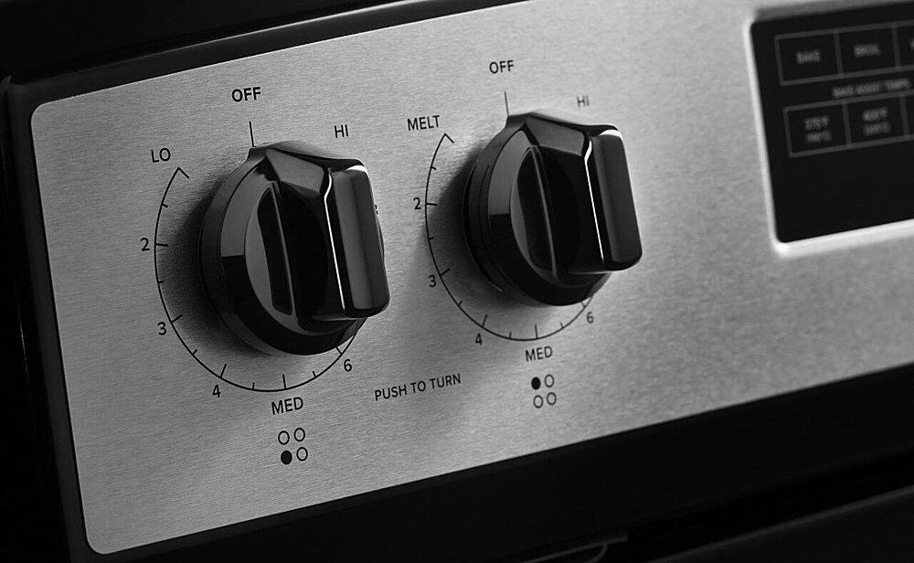 Alt View 19. Amana - 4.8 Cu. Ft. Freestanding Electric Range - Stainless Steel.