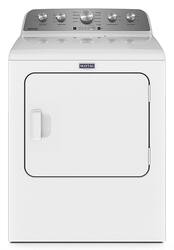 Maytag - 7.0 Cu. Ft. Gas Dryer with Extra Power Button - White - Front_Zoom