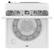 Alt View 15. Maytag - 4.8 Cu. Ft. High Efficiency Top Load Washer with Extra Power Button - White.