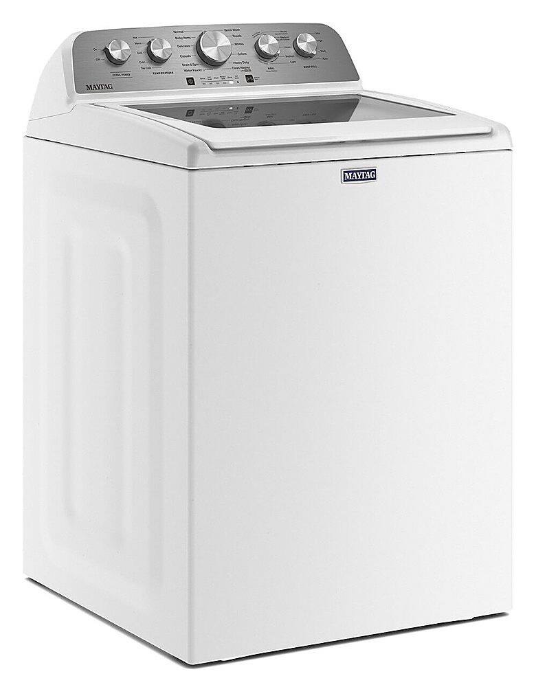 Alt View 1. Maytag - 4.8 Cu. Ft. High Efficiency Top Load Washer with Extra Power Button - White.