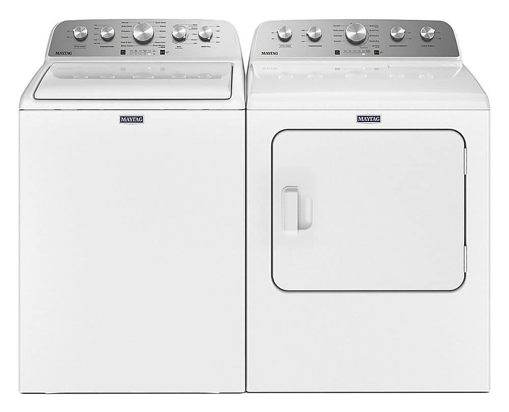 Alt View 20. Maytag - 4.5 Cu. Ft. High Efficiency Top Load Washer with Extra Power Button - White.