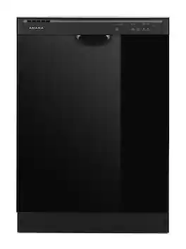 Amana - 24" Front Control Built-In Dishwasher with Triple Filter Wash and 59 dBA - Black