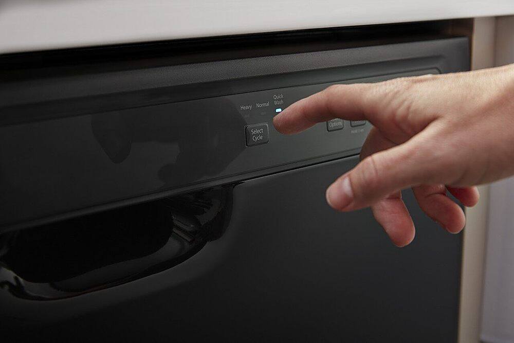 Alt View 16. Amana - Front Control Built-In Dishwasher with Triple Filter Wash and 59 dBa - Black.