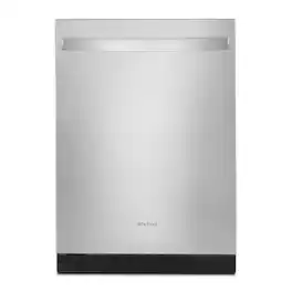 Whirlpool - 24" Top Control Built-In Tub Dishwasher with 3rd Rack, Fan Drying Technology, 51 dBA - Stainless Steel