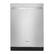 Front. Whirlpool - Top Control Built-In Dishwasher with 3rd Rack and 51 dBa - Stainless Steel.