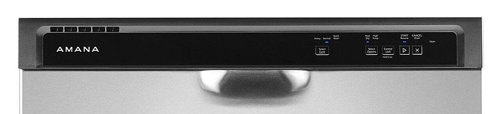 Alt View 12. Amana - Front Control Built-In Dishwasher with Triple Filter Wash and 59 dBa - Stainless Steel.