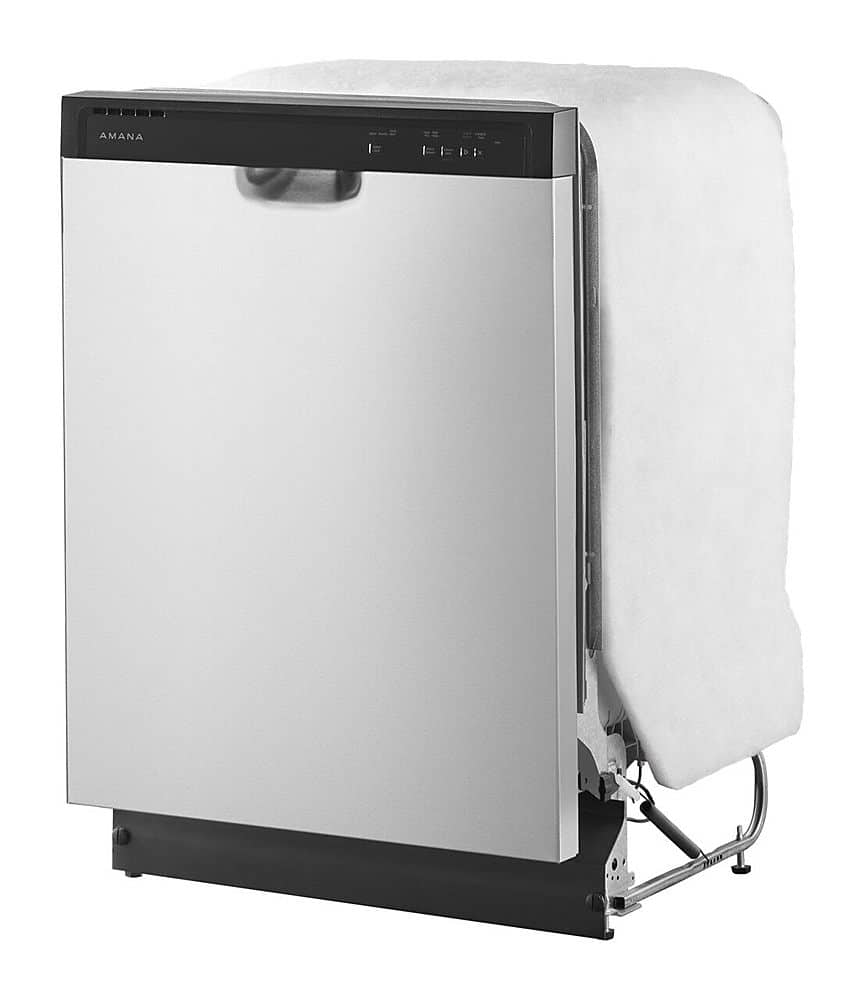 Alt View 13. Amana - Front Control Built-In Dishwasher with Triple Filter Wash and 59 dBa - Stainless Steel.