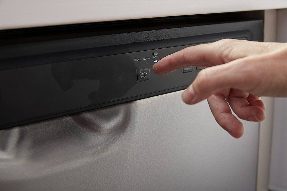 Alt View 16. Amana - Front Control Built-In Dishwasher with Triple Filter Wash and 59 dBa - Stainless Steel.