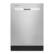 Front. Whirlpool - 24" Top Control Built-In Dishwasher with Boost Cycle and 55 dBa - Stainless Steel.