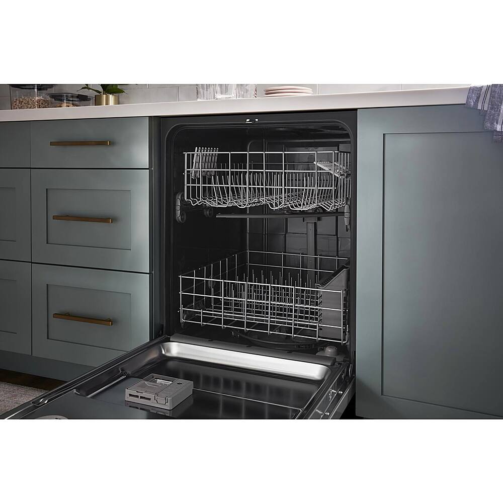 Alt View 16. Whirlpool - 24" Top Control Built-In Dishwasher with Boost Cycle and 55 dBa - Stainless Steel.