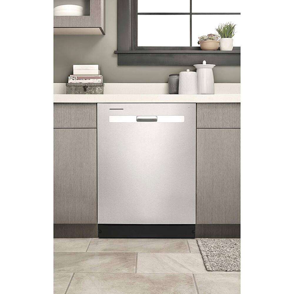 Alt View 18. Whirlpool - 24" Top Control Built-In Dishwasher with Boost Cycle and 55 dBa - Stainless Steel.