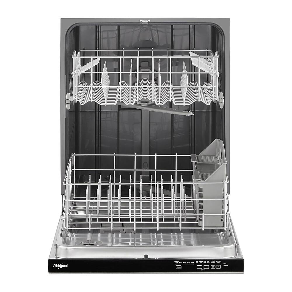 Alt View 1. Whirlpool - 24" Top Control Built-In Dishwasher with Boost Cycle and 55 dBa - Stainless Steel.