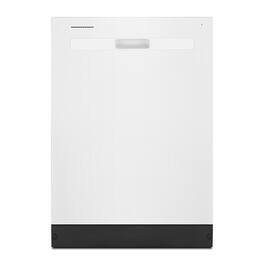 Whirlpool - 24" Top Control Built-In Stainless Steel Tub Dishwasher with Boost Cycle and 55 dBA - White
