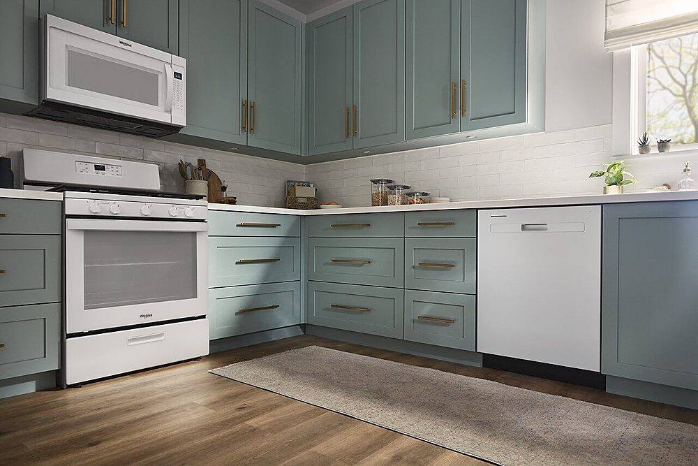 Alt View 22. Whirlpool - Top Control Built-In Dishwasher with Boost Cycle and 55 dBa - White.