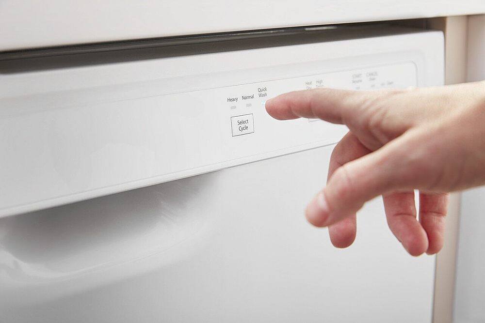 Alt View 16. Amana - Front Control Built-In Dishwasher with Triple Filter Wash and 59 dBa - White.