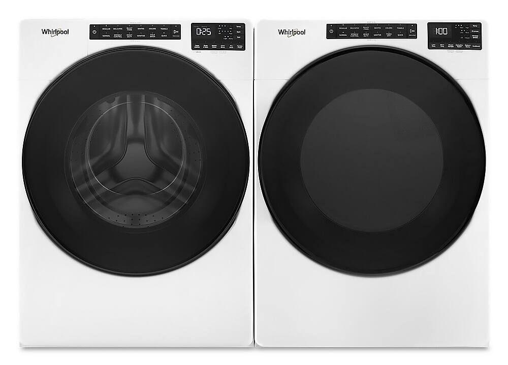 Alt View 17. Whirlpool - 5.0 Cu. Ft. High-Efficiency Stackable Front Load Washer with Tumble Fresh - White.
