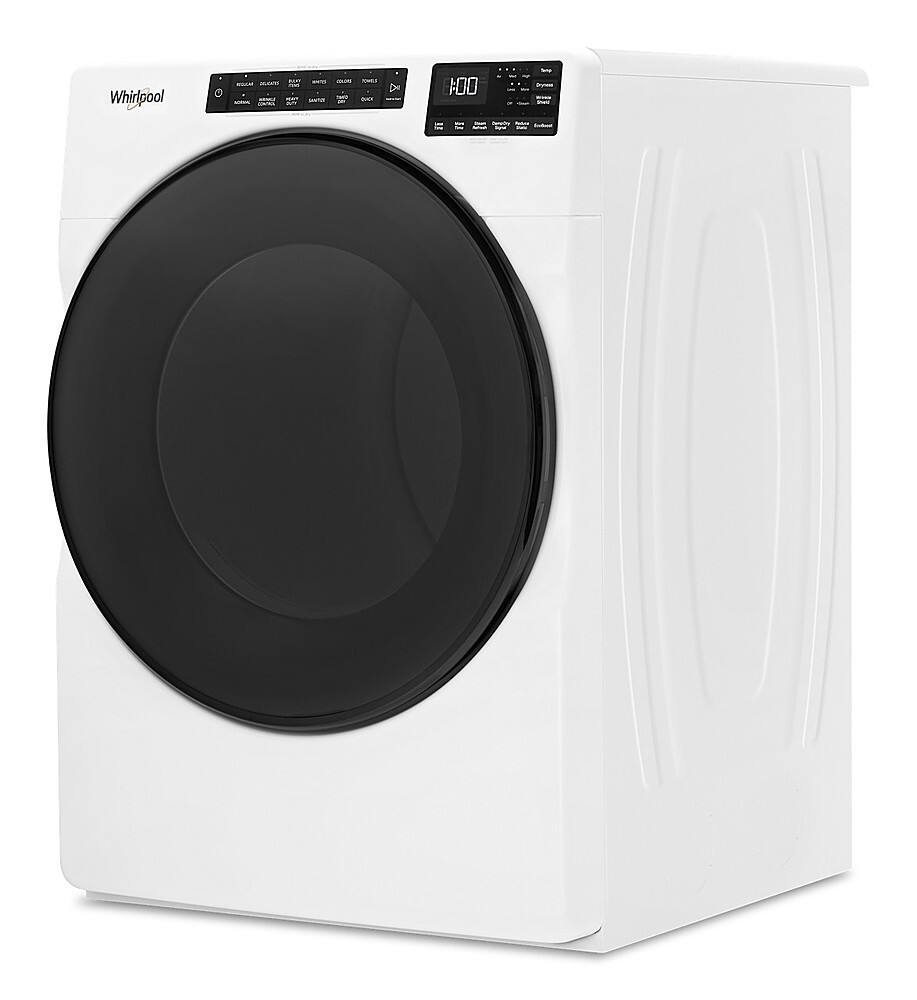 Alt View 1. Whirlpool - 7.4 Cu. Ft. Stackable Gas Dryer with Wrinkle Shield Plus Option - White.