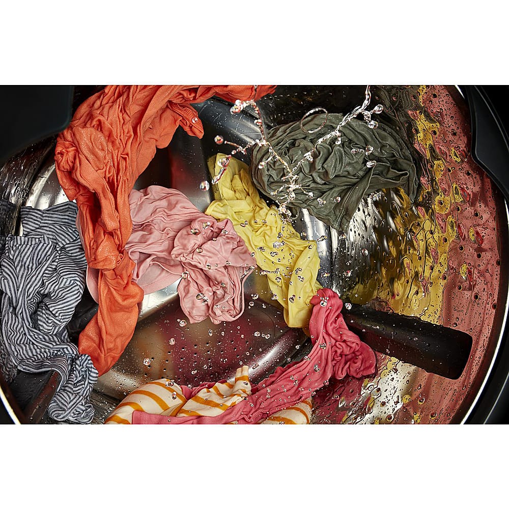 Alt View 14. Whirlpool - 5.0 Cu. Ft. High-Efficiency Stackable Front Load Washer with Tumble Fresh - Chrome Shadow.