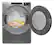 Alt View 3. Whirlpool - 7.4 Cu. Ft. Stackable Gas Dryer with Wrinkle Shield Plus Option - Chrome Shadow.