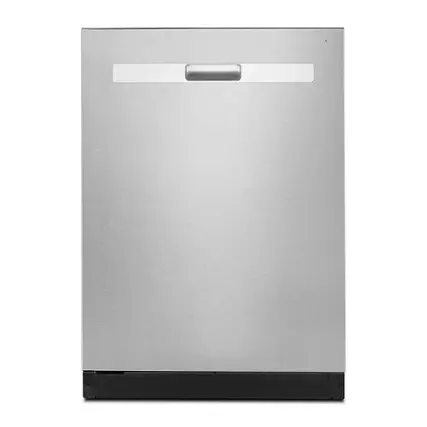 Front. Whirlpool - Top Control Built-In Dishwasher with 3rd Rack and 51 dBa - Fingerprint Resistant Stainless Steel.