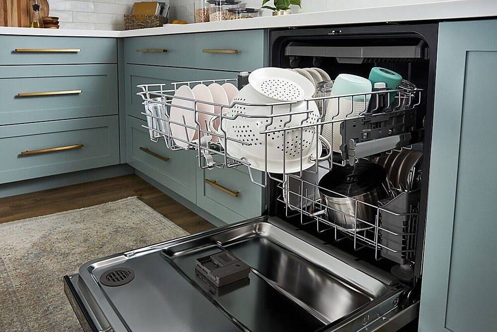 Alt View 16. Whirlpool - Top Control Built-In Dishwasher with 3rd Rack and 51 dBa - Fingerprint Resistant Stainless Steel.