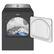 Alt View 2. Maytag - 7.0 Cu. Ft. Electric Dryer with Steam and Pet Pro System - Volcano Black.