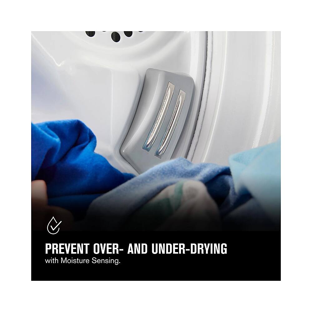 Alt View 16. Maytag - 7.0 Cu. Ft. Gas Dryer with Steam and Pet Pro System - Volcano Black.