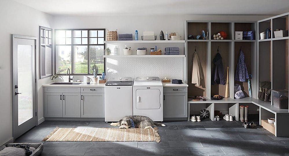 Alt View 21. Maytag - 7.0 Cu. Ft. Gas Dryer with Steam and Pet Pro System - White.