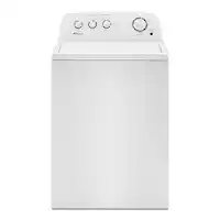 Amana - 3.8 Cu. Ft. High Efficiency Top Load Washer with with High-Efficiency Agitator - White - Front_Zoom