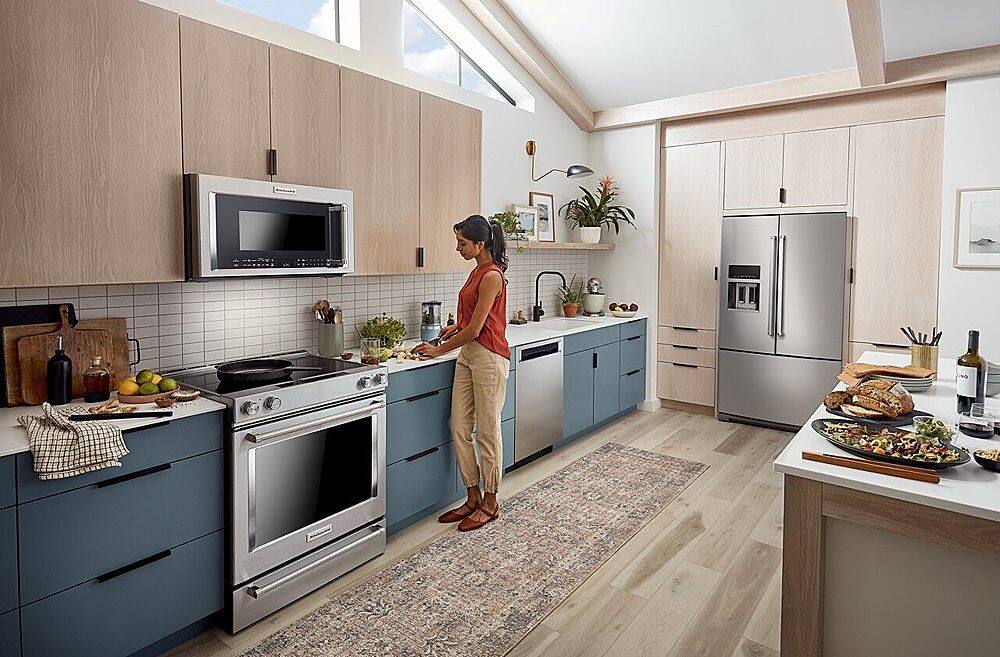 Alt View 16. KitchenAid - 27 Cu. Ft. French Door Refrigerator with External Water and Ice Dispenser - Stainless Steel with PrintShield Finish.