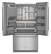 Alt View 1. KitchenAid - 27 Cu. Ft. French Door Refrigerator with External Water and Ice Dispenser - Stainless Steel with PrintShield Finish.