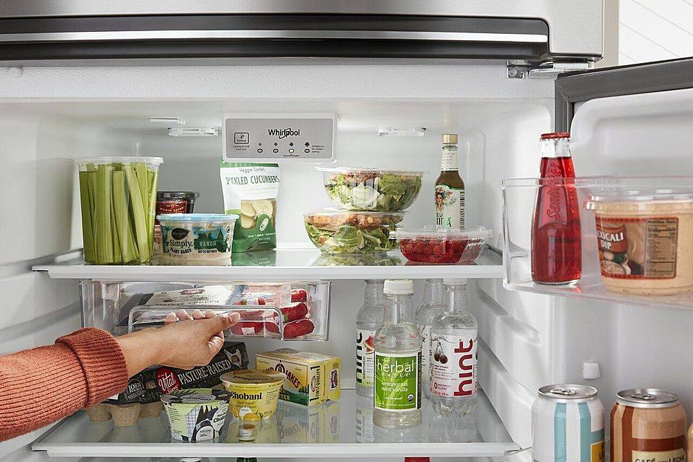 Alt View 12. Whirlpool - 16.3 Cu. Ft. Top-Freezer Refrigerator - White.