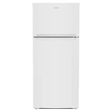 Front. Amana - 16.4 Cu. Ft. Top-Freezer Refrigerator - White.