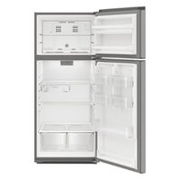 Whirlpool - 16.3 Cu. Ft. Top-Freezer Refrigerator - Stainless Steel - Angle_Zoom