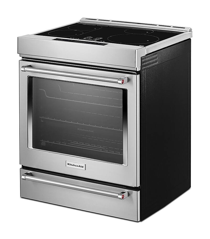 Alt View 16. KitchenAid - 6.4 Cu. Ft. Slide-In Electric Induction Convection Range with Air Fry - Stainless Steel.