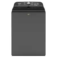 Whirlpool - 5.3 Cu. Ft. High Efficiency Top Load Washer with 2 in 1 Removable Agitator - Volcano Black - Front_Zoom