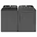 Alt View 19. Whirlpool - 5.3 Cu. Ft. High Efficiency Top Load Washer with 2 in 1 Removable Agitator - Volcano Black.