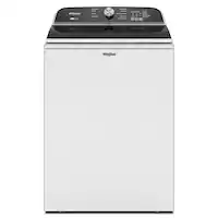 Whirlpool - 5.3 Cu. Ft. High Efficiency Top Load Washer with 2 in 1 Removable Agitator - White - Front_Zoom