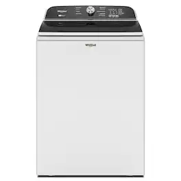 Whirlpool - 5.3 Cu. Ft. High Efficiency Top Load Washer with 2 in 1 Removable Agitator - White