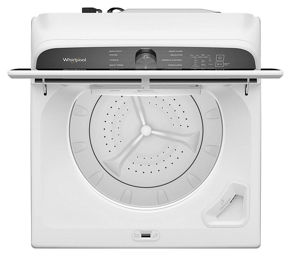 Alt View 11. Whirlpool - 5.3 Cu. Ft. High Efficiency Top Load Washer with Deep Water Wash Option - White.