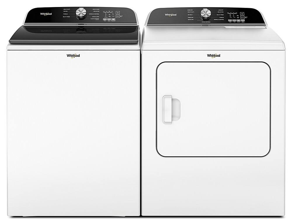 Alt View 16. Whirlpool - 5.3 Cu. Ft. High Efficiency Top Load Washer with Deep Water Wash Option - White.