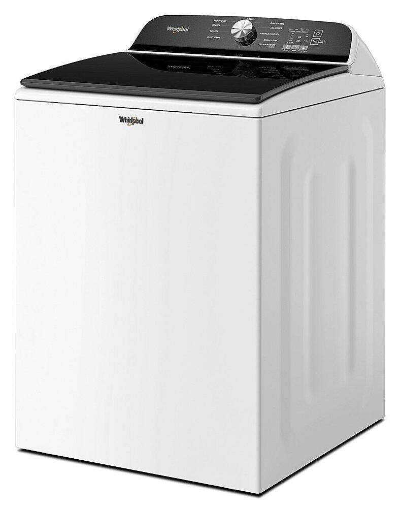 Alt View 2. Whirlpool - 5.3 Cu. Ft. High Efficiency Top Load Washer with Deep Water Wash Option - White.