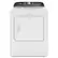 Front. Whirlpool - 7.0 Cu. Ft. Electric Dryer with Moisture Sensor - White.