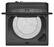 Alt View 11. Whirlpool - 5.3 Cu. Ft. High Efficiency Top Load Washer with Deep Water Wash Option - Volcano Black.