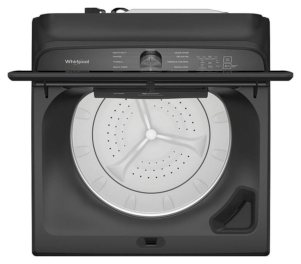 Alt View 11. Whirlpool - 5.3 Cu. Ft. High Efficiency Top Load Washer with Deep Water Wash Option - Volcano Black.